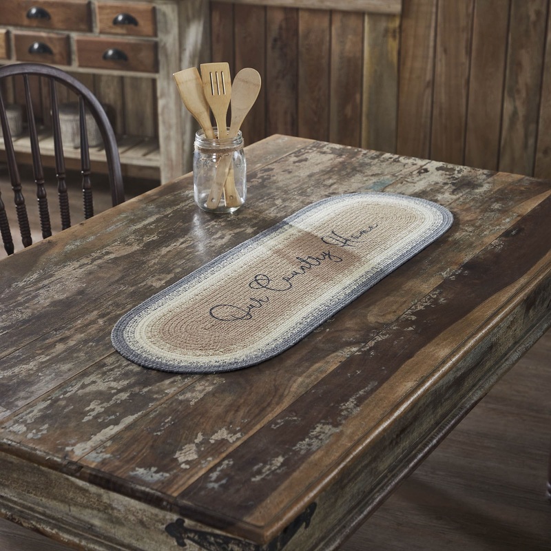 Finders Keepers Our Country Home Oval Runner 12×36