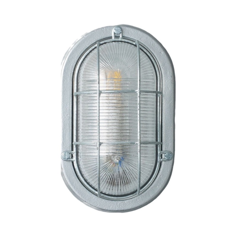 Oval Aluminium Indoor/Outdoor Wall Light