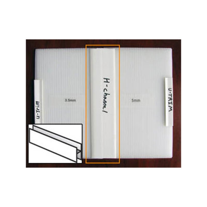 4 ft. H-Channel Profile for Solexx Panels – Case of 10