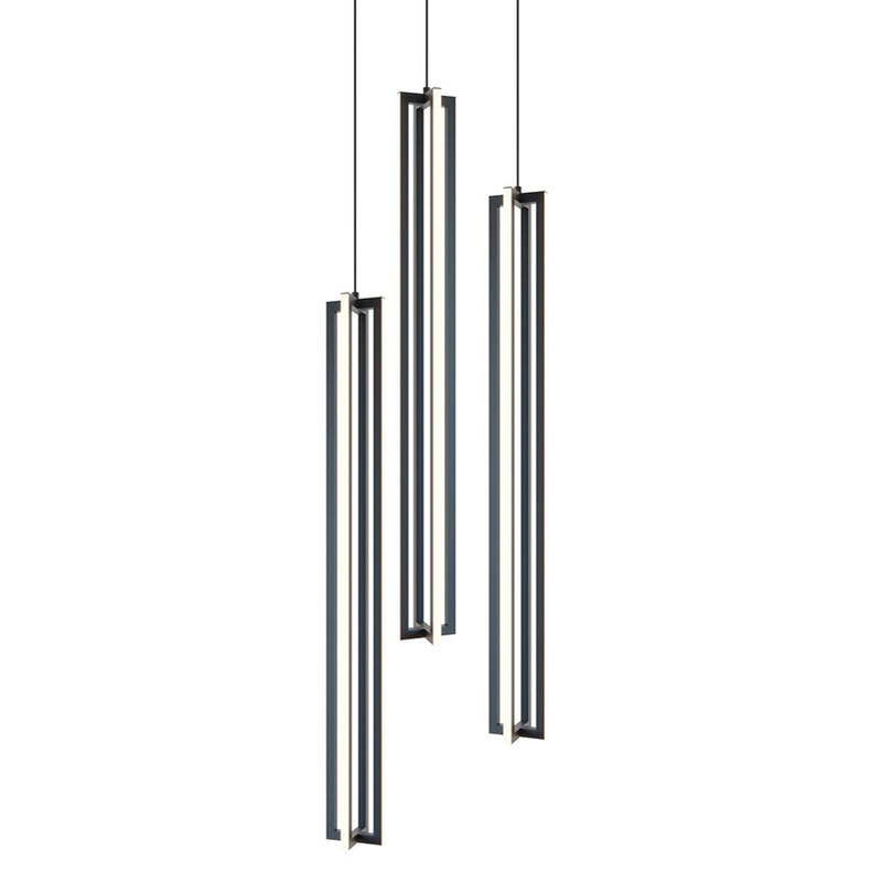 AFX CSSP36L30D1RND3 CSSP Series Cass 3-lt 18″ LED Medium Round Pendant