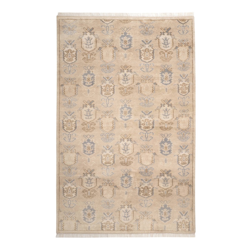 Ashby Hand Knotted Wool Rug | Taupe