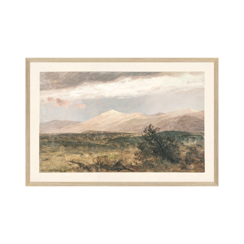 “Catskills at Sunset” Framed Art Print