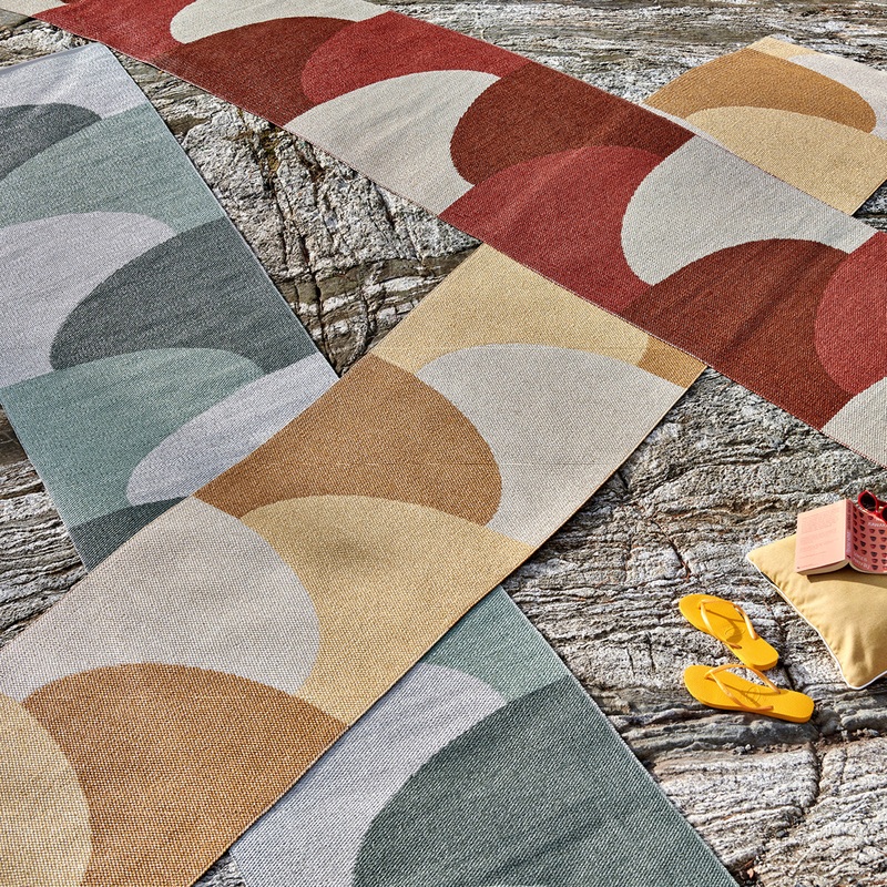 Hill Reversible Indoor / Outdoor Swedish Woven Plastic Runner Rug – Four Sizes, Six Color Variants