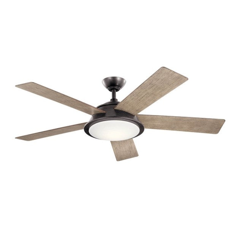 Kichler 310100 Verdi 56″ Outdoor Ceiling Fan with LED Light