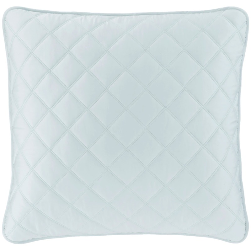 Quilted Silken Solid Sham | Robin’s Egg Blue