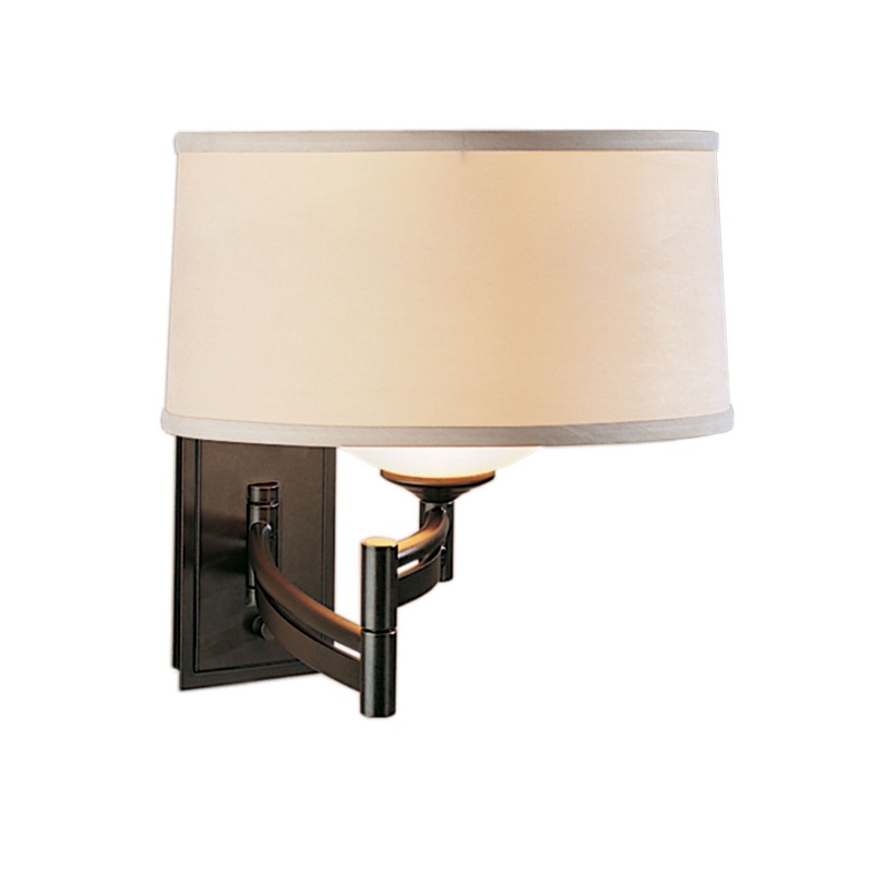 Hubbardton Forge 209310 Bowed Swing Arm 1-lt 13″ Tall Wall Sconce