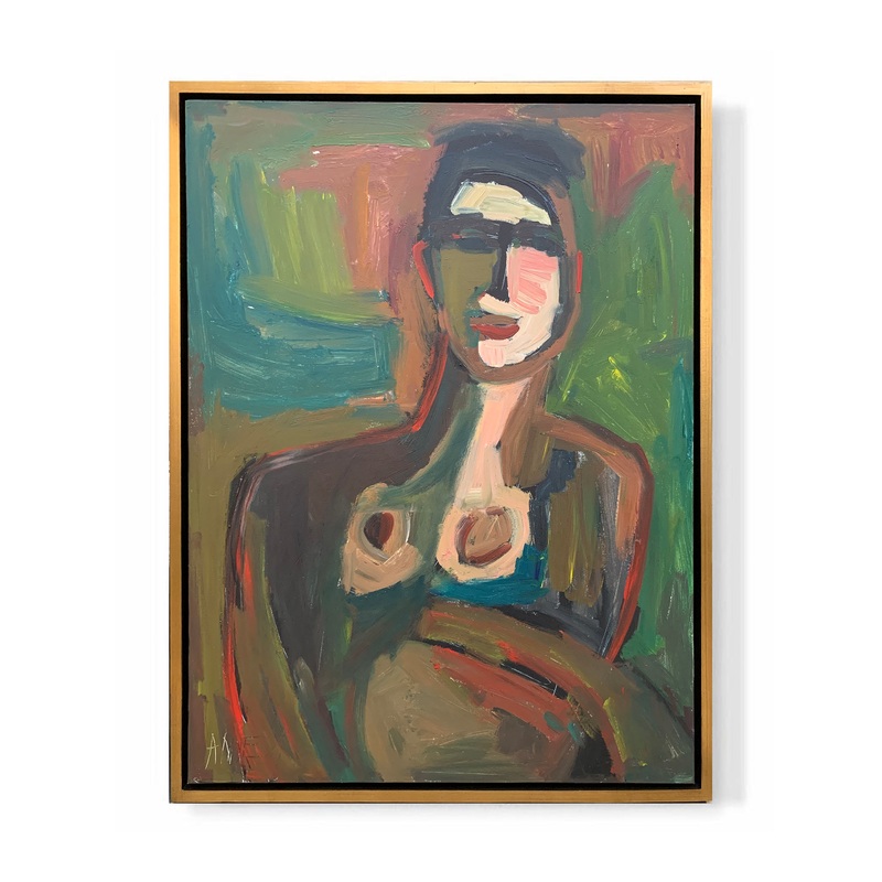 “Woman and Earth Tones”