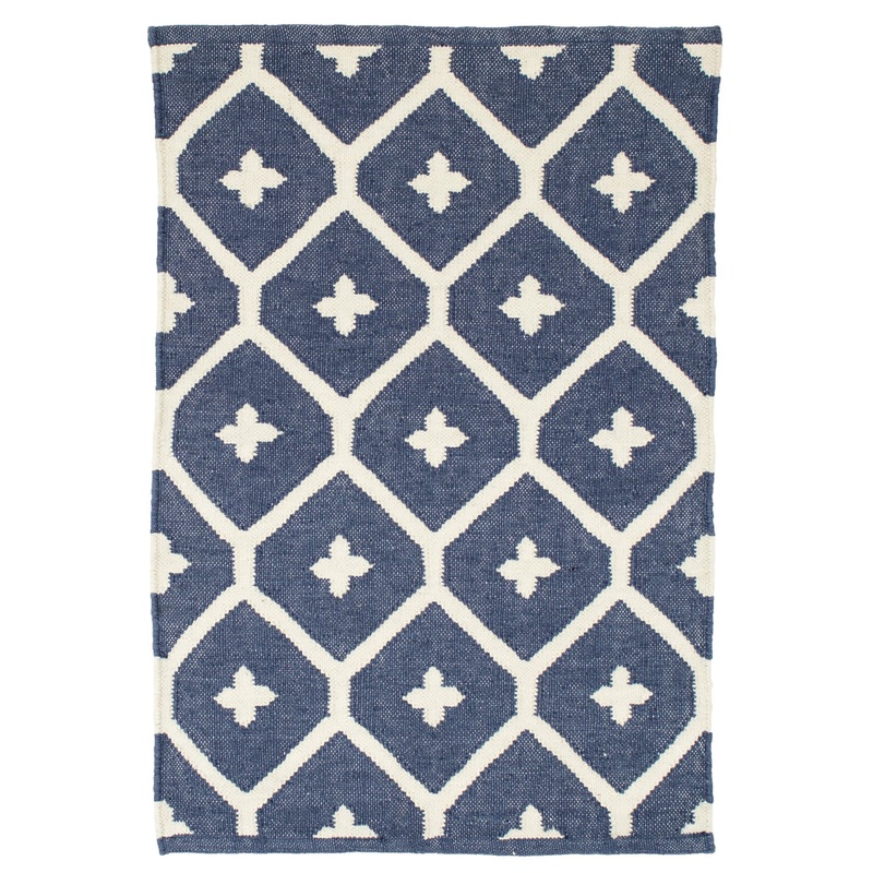 Elizabeth Handwoven Indoor/Outdoor Rug | Navy