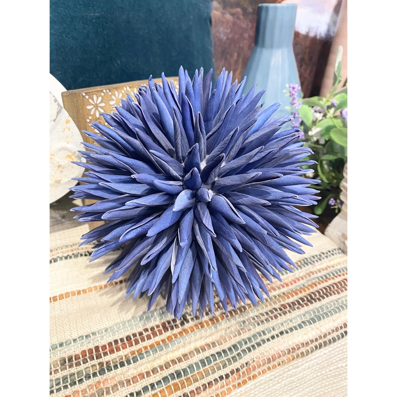 Navy 6″ Foam Spike Orb