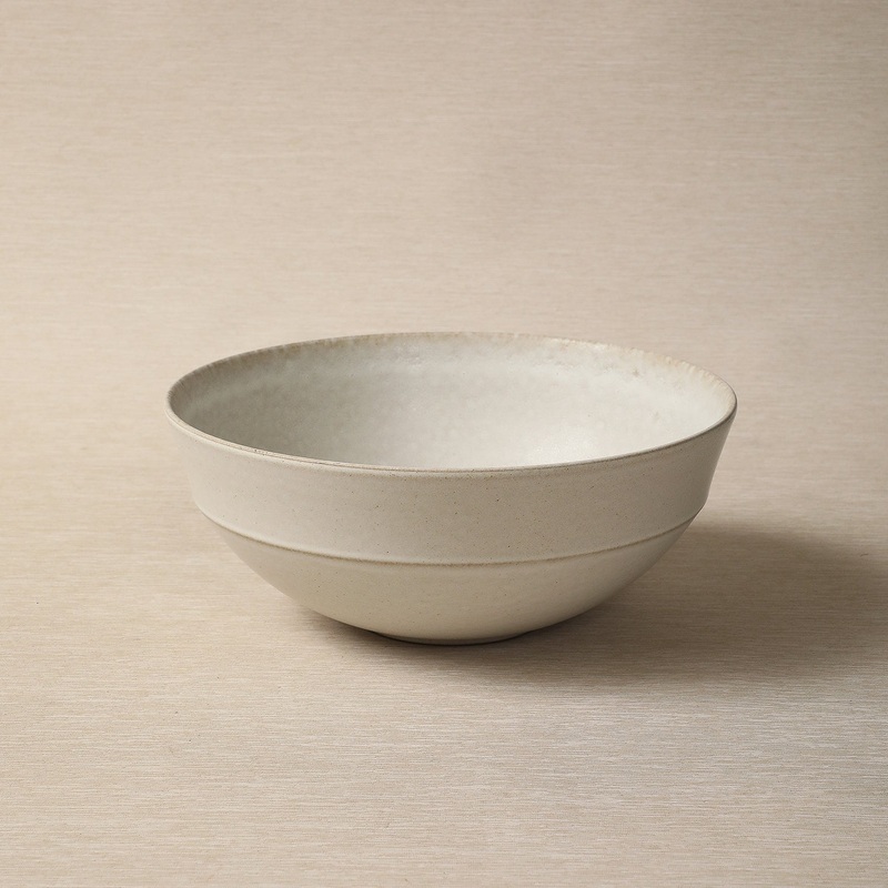 Oat Glazed Deep Serving bowl