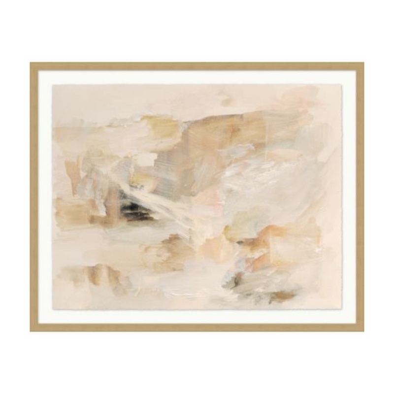 “Pastel Fields II” Framed Art Print