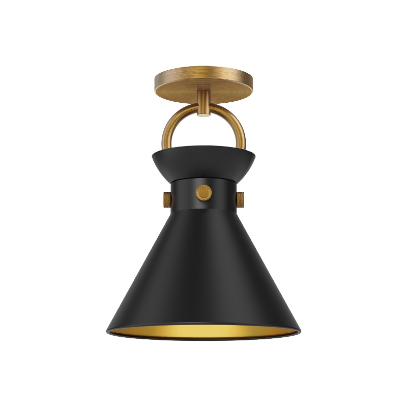 Alora Mood SF412009 Emerson 1-lt 9″ Semi Flush Mount
