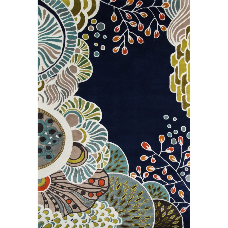 Momeni New Wave Floral Hand Tufted Casual Rectangle Indoor Area Rug