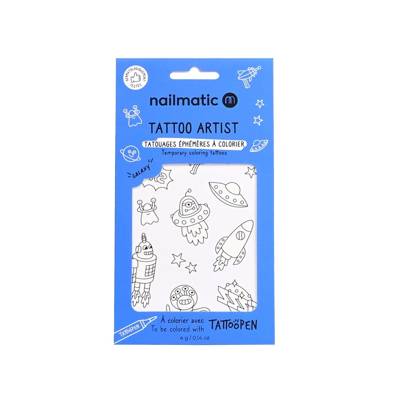 Temporary Coloring Tattoos – Galaxy