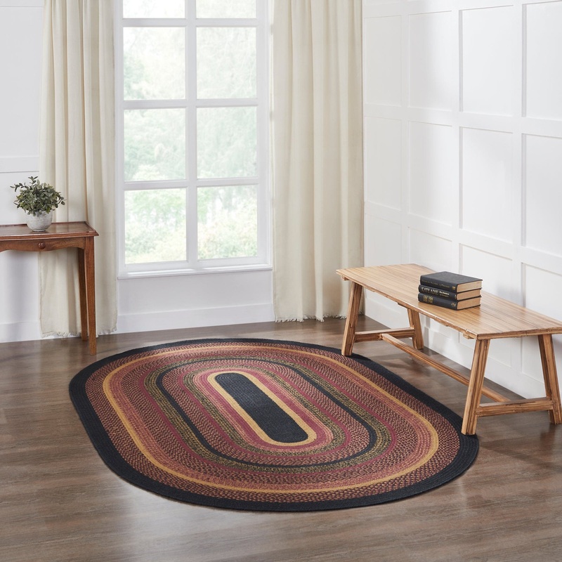 Heritage Farms Jute Rug Oval w/ Pad 60×96