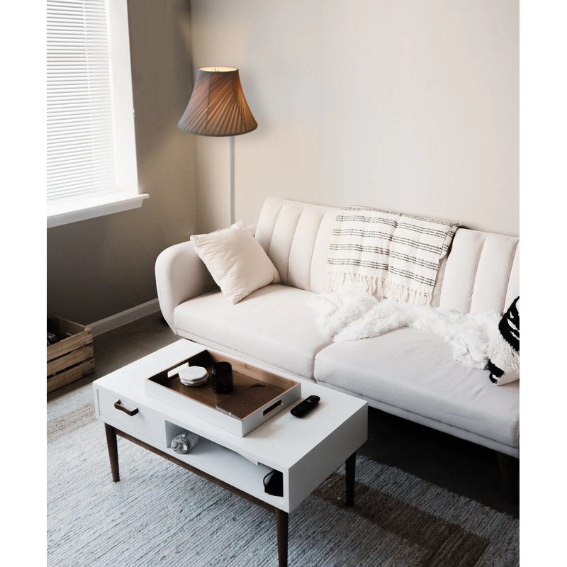 8″W Floating Shade Plug-In Wall Light