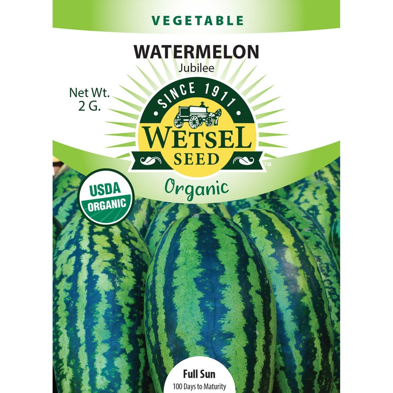 Wetsel Seed Organic Jubilee Watermelon Seed