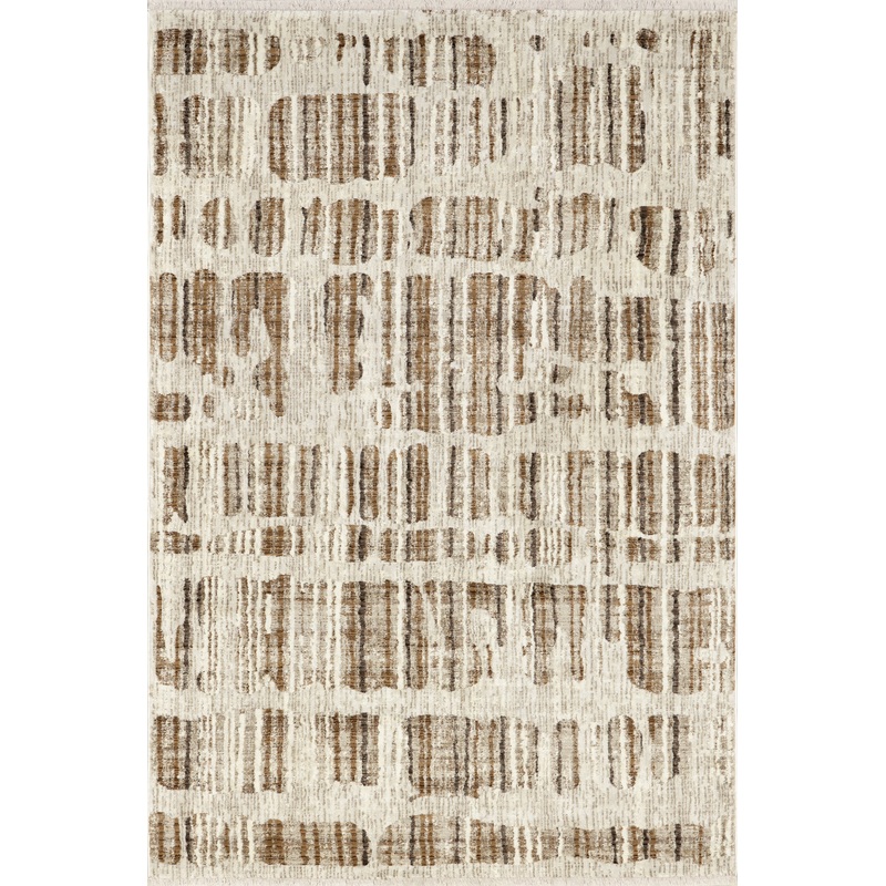Lafayette Abstract Striped Rug | Beige