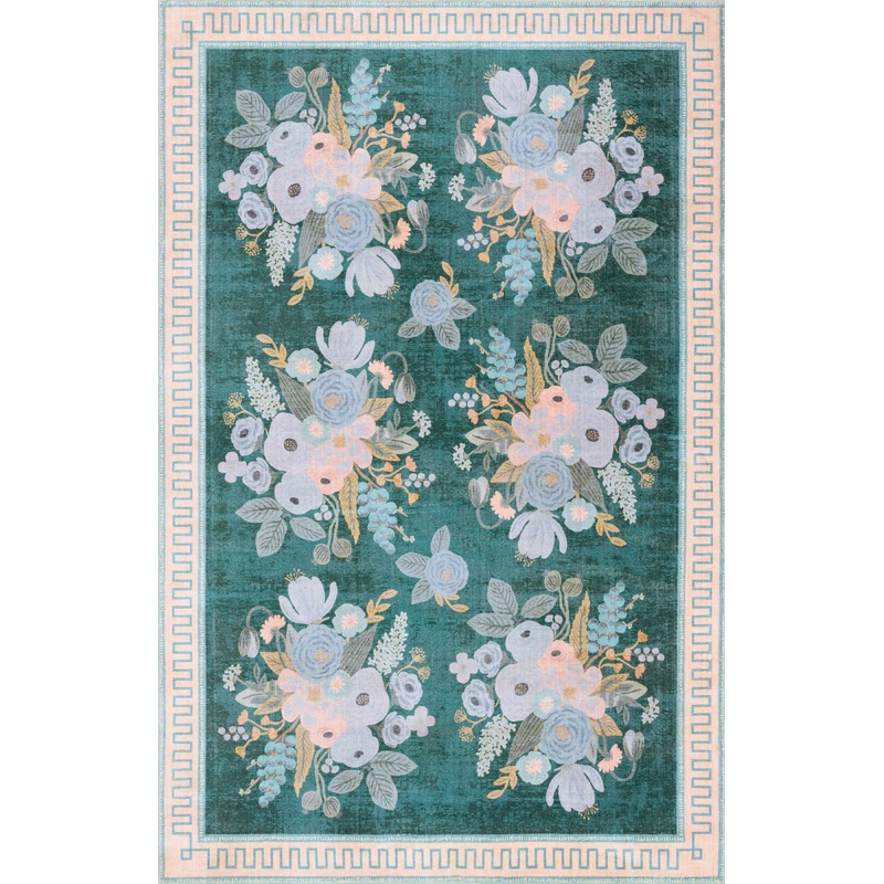 Rifle Paper Co. x Loloi Jardin Rug | Emerald