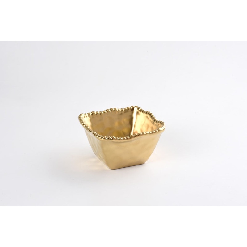Pampa Bay Monte Carlo Matte Gold Square Bowl