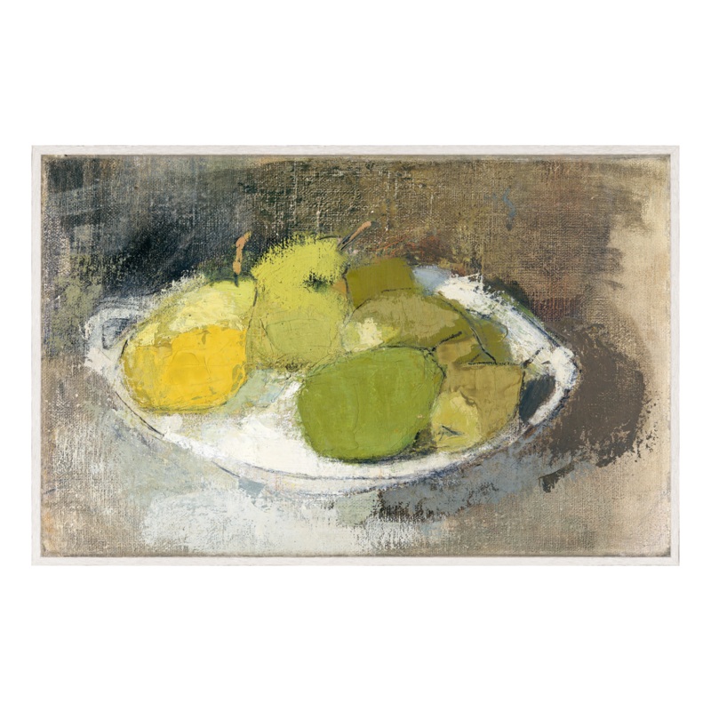 “Pears Still Life” Framed Art Print