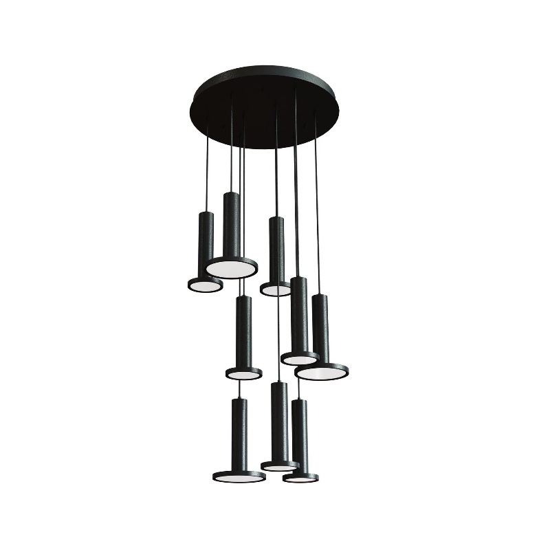 AFX LNAP99L30D1 LNAP Series Luna 9-lt 24″ LED Multi Round Pendant