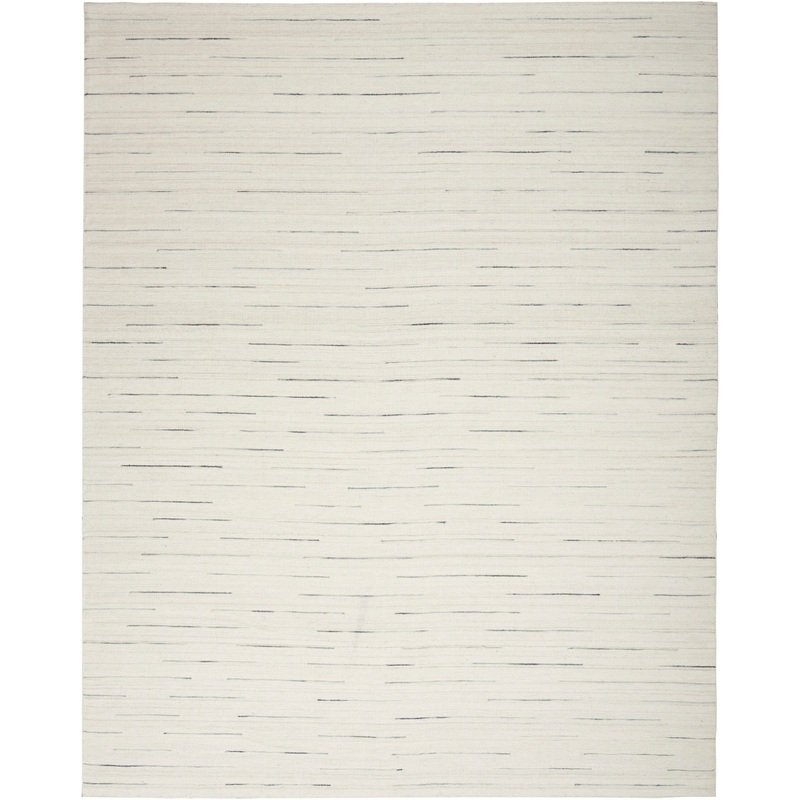 Nourison Interweave 6′ x 9′ Ivory Modern Indoor Rug