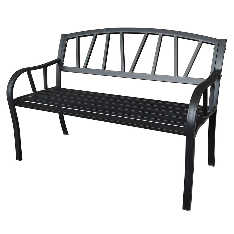 Gardener Select 4 ft. Contemporary Patio Garden Bench