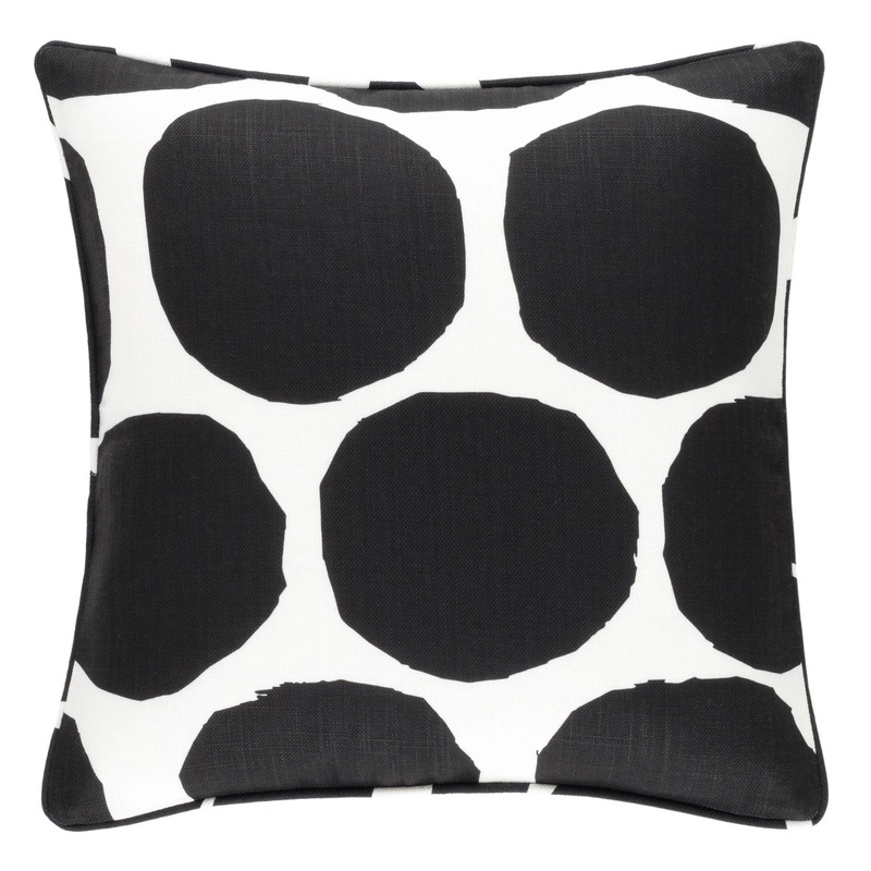 On The Spot Indoor/Outdoor Decorative Pillow Cover | Black