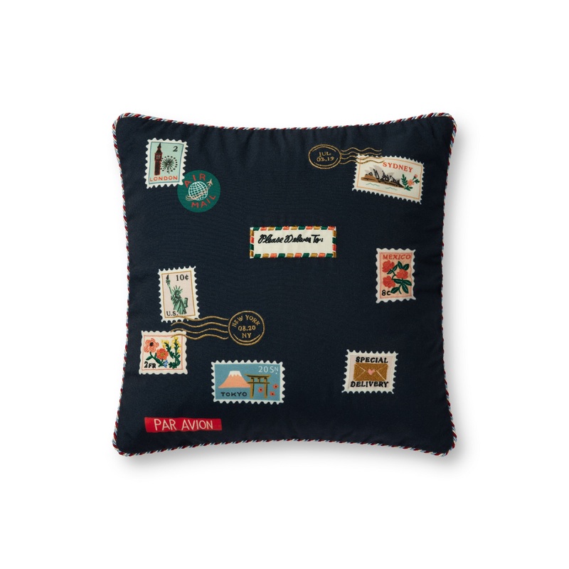 Rifle Paper Co. x Loloi Pillow | Navy