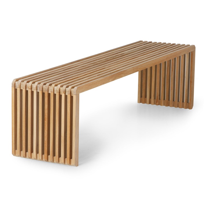 Slatted Bench Teak – 3 Sizes Available