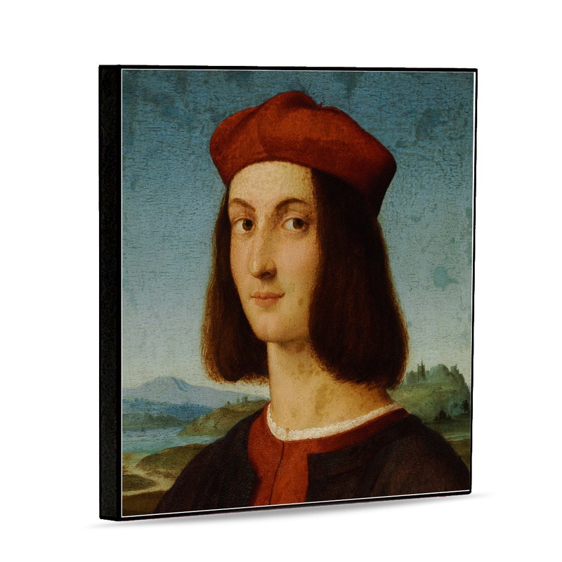 SUBLIMART: Affresco Panel Tile – Opera “Portrait of the Young Cardinal Ippolito d’Este” by Raphael (Raffaello)