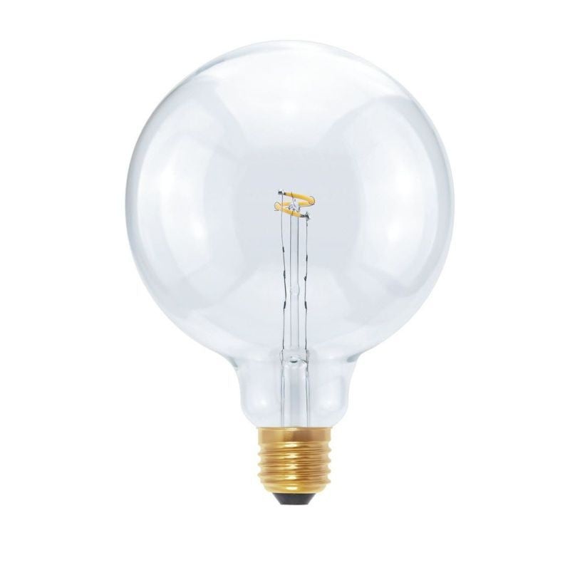 Segula Vintage LED Globe Curved Point E27 G125 Clear – 70lm 2200K – Dimmable