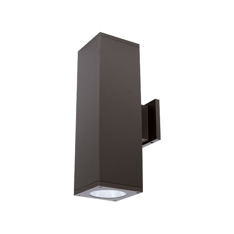 WAC DC-WD0644 Cube Architectural 6″ 44W LED Double Wall Mount, Away From The Wall