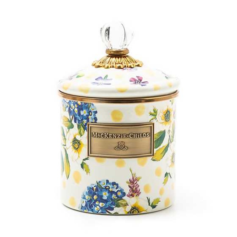 Wildflower Small Canister – Yellow
