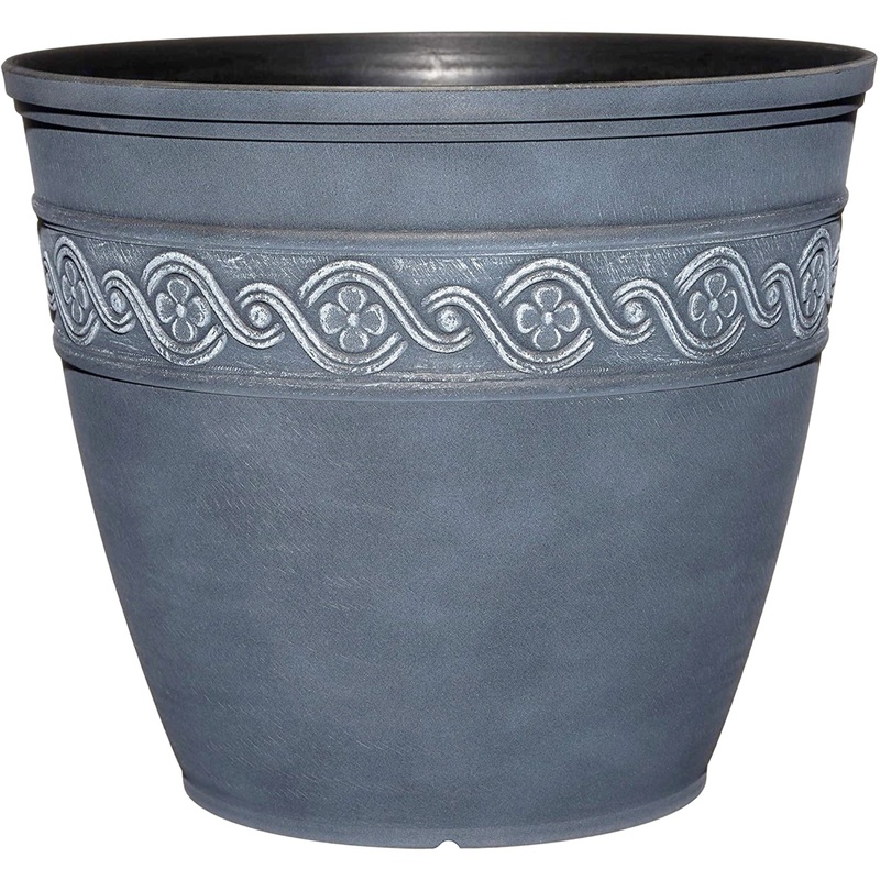 Classic Home and Garden Corinthian Resin Flower Pot Planter