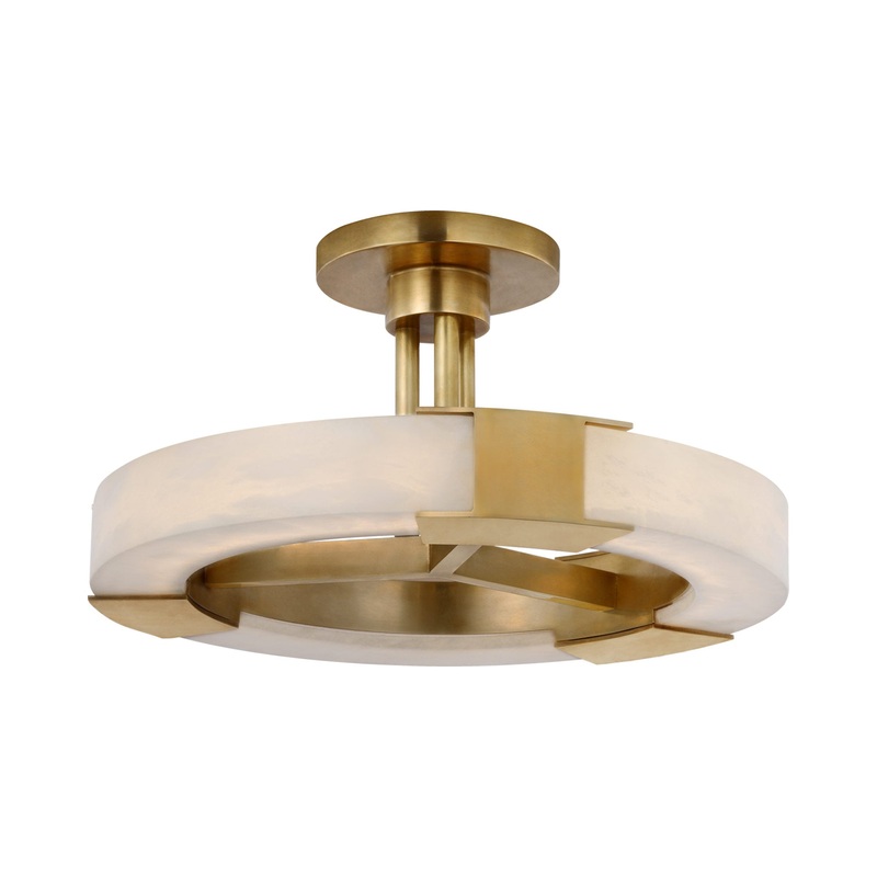 Covet Ring LED Semi Flush Mount Ceiling Light