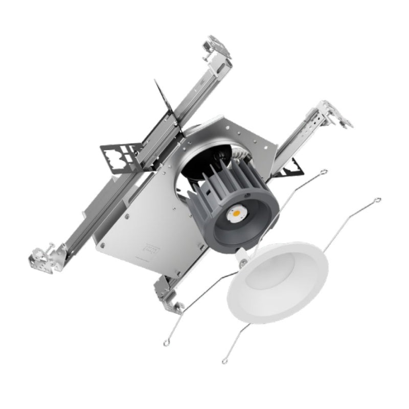 DMF C Series 6″ LED Round New Construction Downlight, 1000/1500/2000lm Selectable