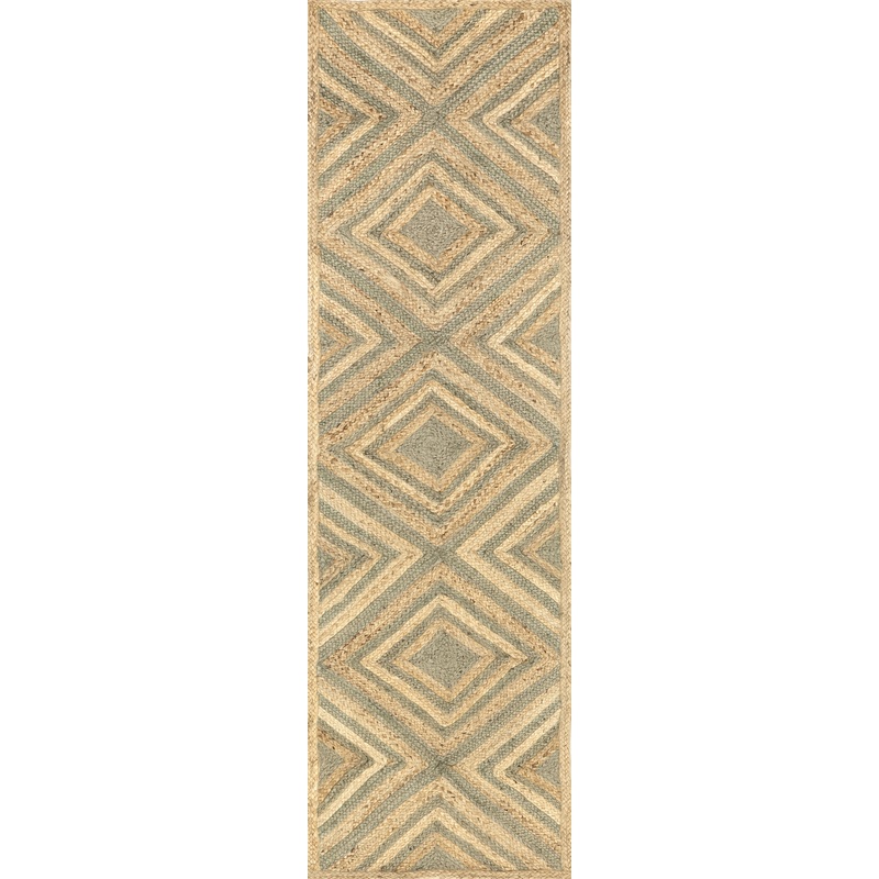 Dogwood Tiled Jute Rug | Natural
