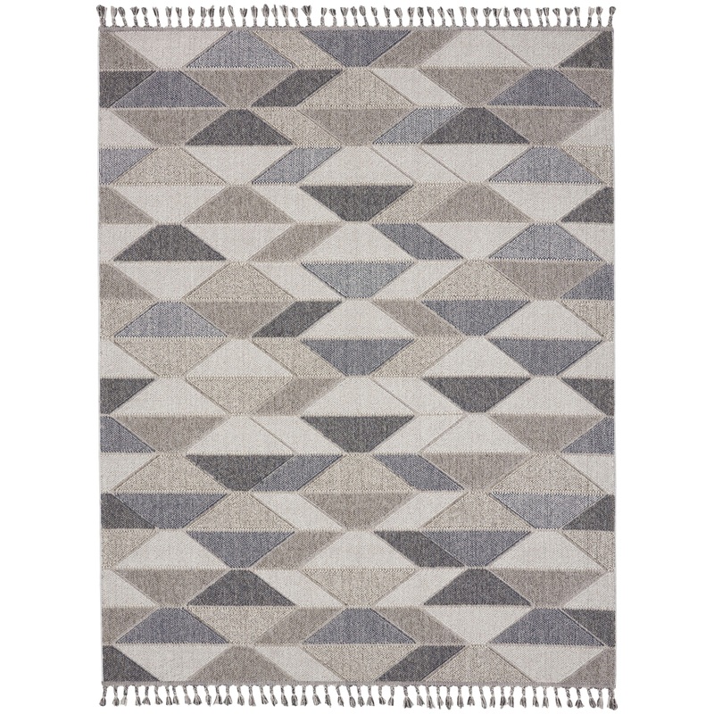 Nourison Paxton 9′ x 12’2″ Grey/Charcoal Modern Indoor Rug