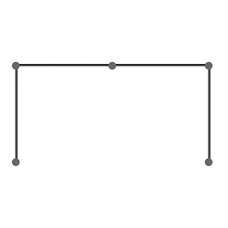 Purolinear 360 Double N Linear LED Wall Light