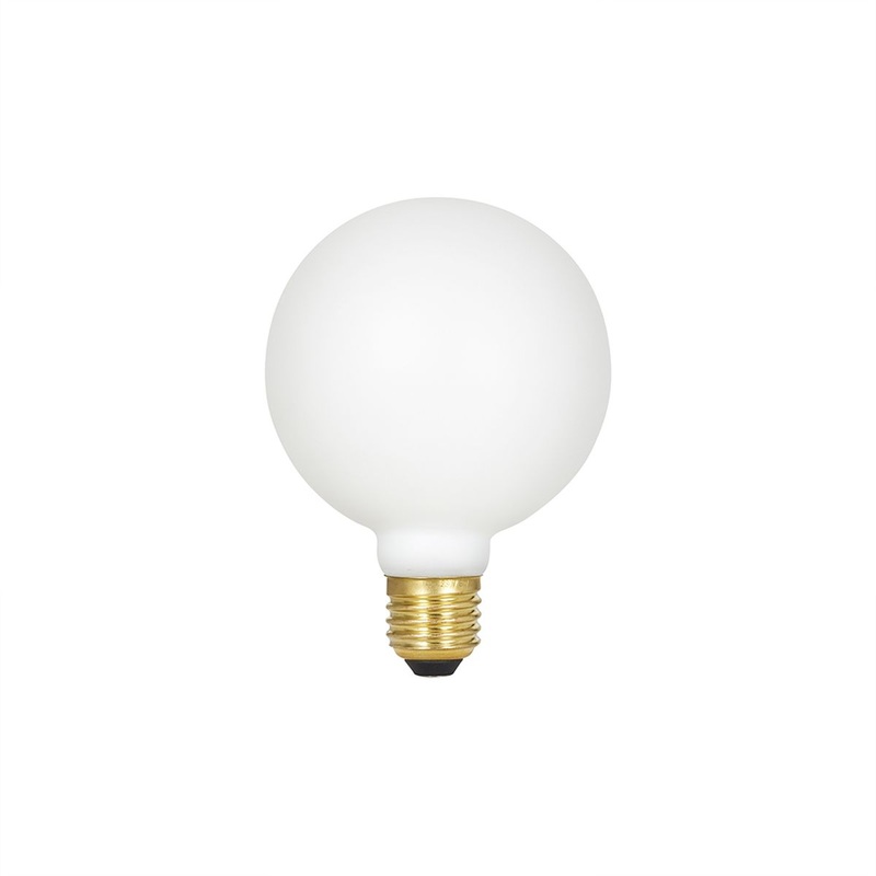 Tala Sphere III E27 G100 Matte White – 600lm 2000K to 2800K – Dim to warm