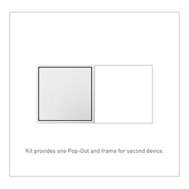 Adorne ARPTR152G 15A Two-Gang Pop-Out Outlet