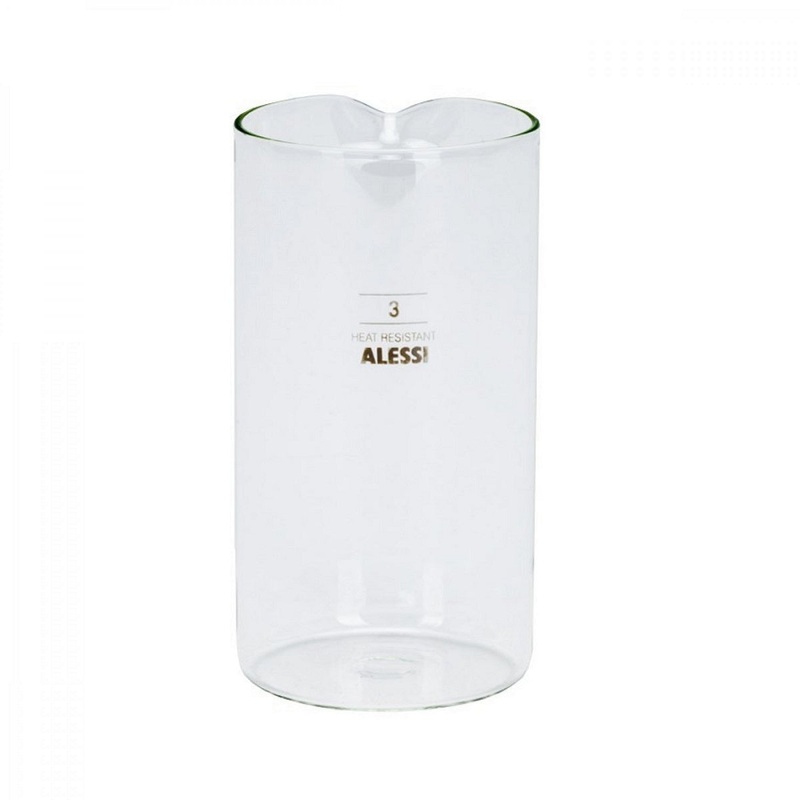 Alessi 35740 French Coffee Press Replacement Glass 3-cup