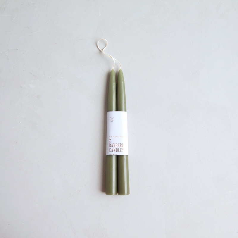 Bayberry Scented Taper Candle
