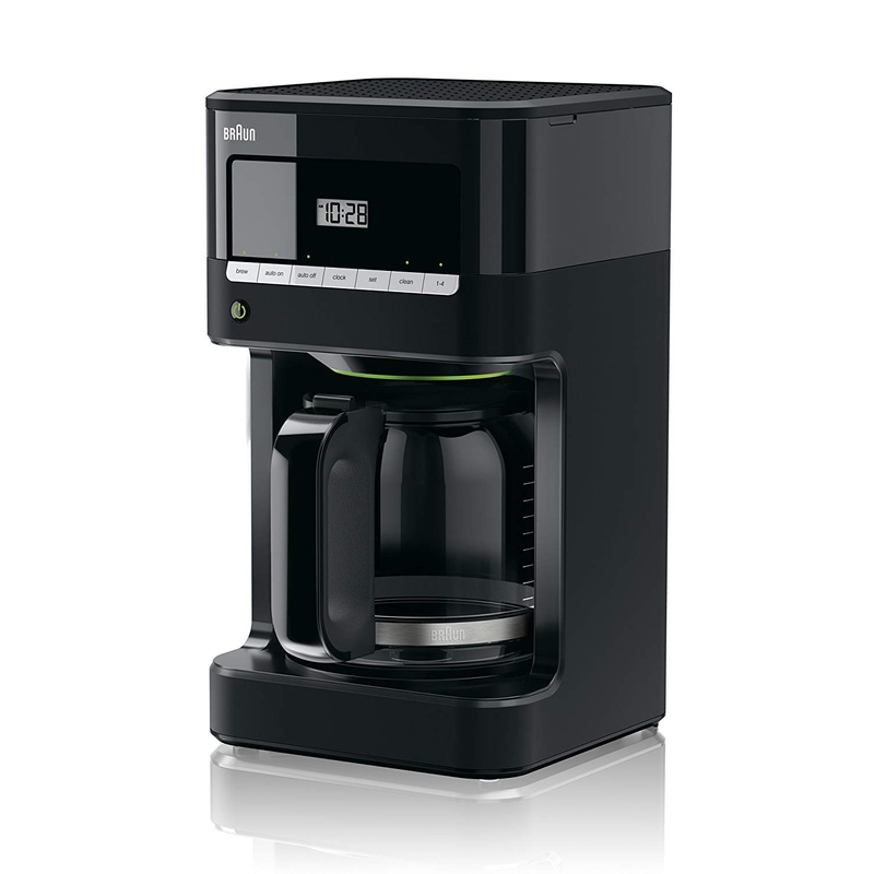 Braun KF7000BK Brew Sense Drip Coffee Maker, Black