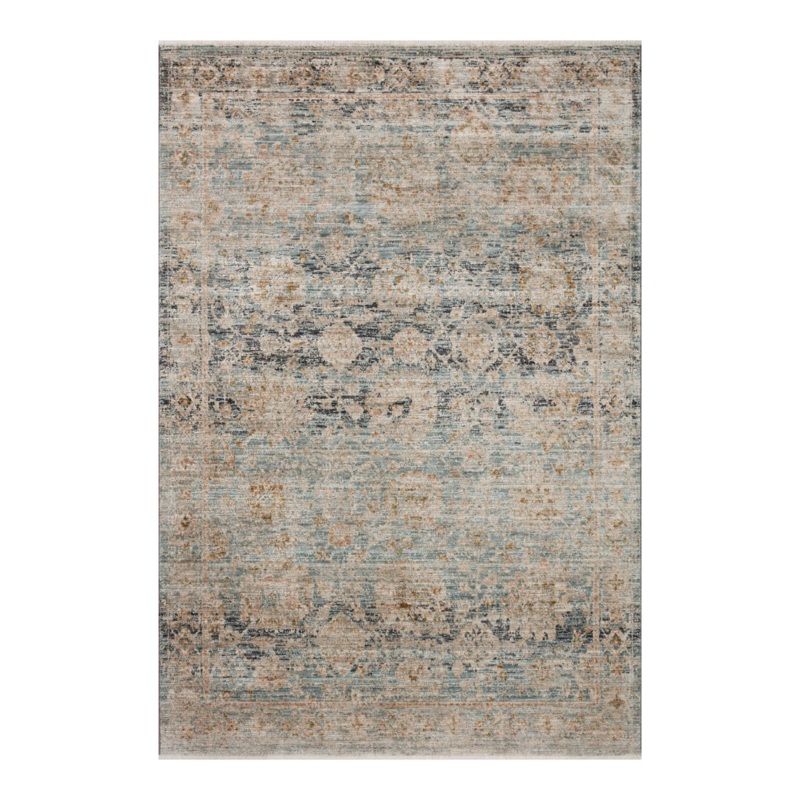 Jean Stoffer x Loloi Katherine Ocean / Coral Rug