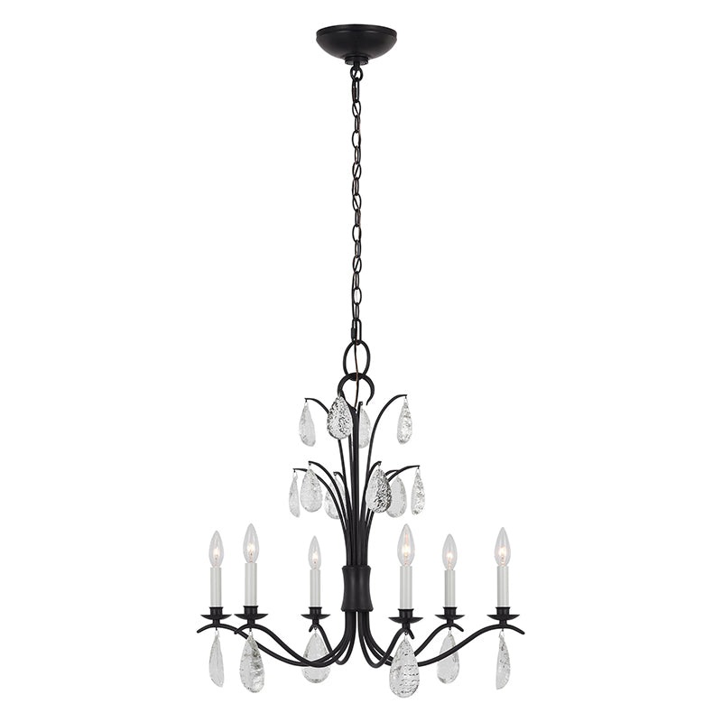 Visual Comfort CC1616 Shannon 6-lt 26″ LED Chandelier