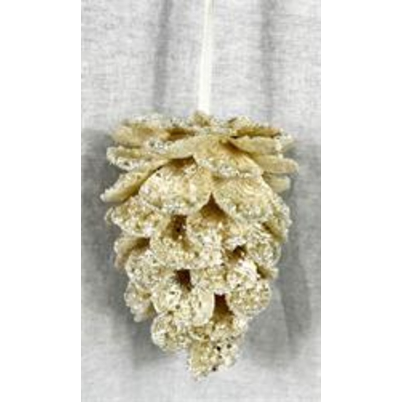 5.5″Jewel Beaded Pinecone Ornament