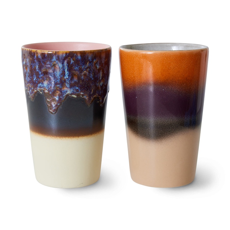 70s Ceramics: Tea Mug: Dusk (set of two)